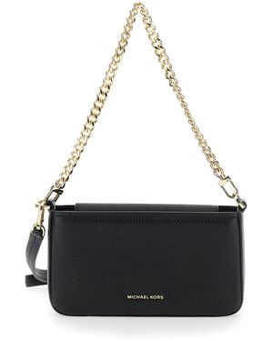 MICHAEL Michael Kors Bryant Sm Conv Xbody Pouchette - Black