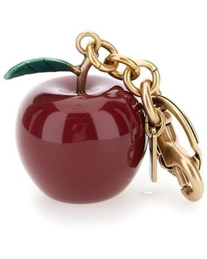 COACH Portachiavi Apple Bag Charm Con Dettagli - Rosso