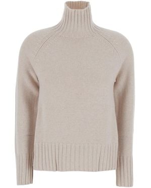 Max Mara Mantova Is A V-Neck Long-Sleeve Cotton Sweater For - White