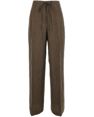 Rohe 'Relaxed Drawstring' Pants - Brown
