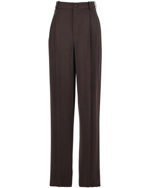 Elisabetta Franchi Trousers, Stretch Viscose - Brown