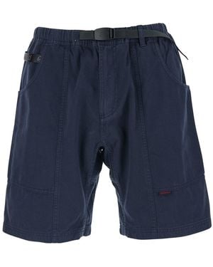 Gramicci Bermuda Shorts With Elastic Waist For And - Blue