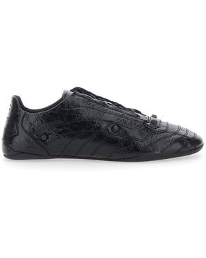 Balenciaga Trainers City Leather Trainers - Black