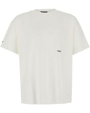 Represent T-Shirt Micro Owners Club With Logo And Short Sleeves - White