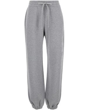 Gucci Pantaloni Da Jogging Con Coulisse - Grigio