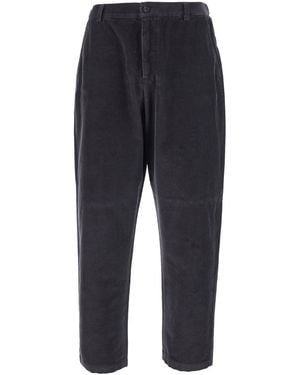 Grifoni Pants With Pockets And Elasticated Waist - Blue