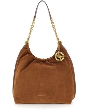 MICHAEL Michael Kors Shoulder Bag Lg Cinch Conv Shldr Leather - Brown
