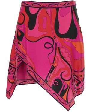 PUCCI Fuchsia Skirt With Lightweight Fabric And Elegant Details For Wo - Pink