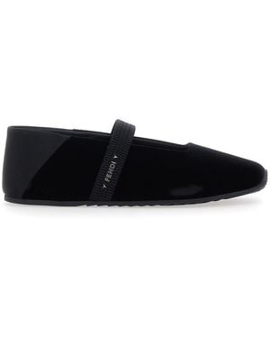 Fendi Ballerina Velluto - Black