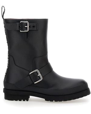 Stella McCartney 'Trace' Ankle Boots With Buckle - Black