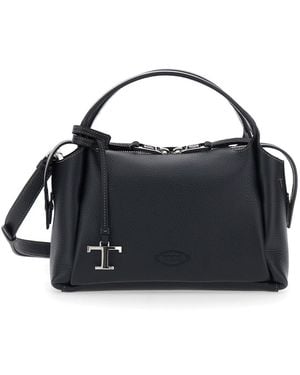 Tod's Apa Bauletto Zip Mini - Nero
