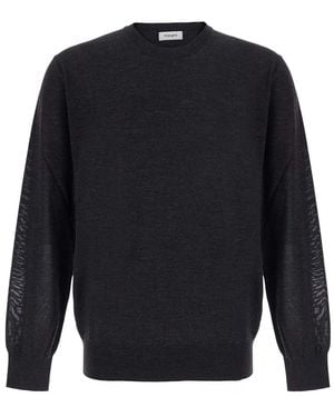 Kangra Crew Neck Ml F.18Gg With Long Sleeves - Blue
