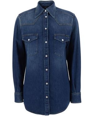 Dolce & Gabbana Denim Shirt - Blue