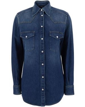 Dolce & Gabbana Denim Shirt - Blue