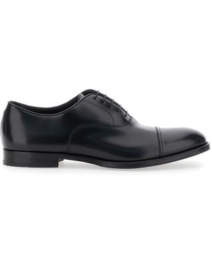 Doucal's Oxford Shoes With Five Holes - White