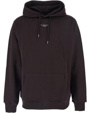 Drole de Monsieur Le Hoodie Slogan Classique - Blu
