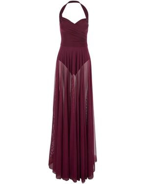 Norma Kamali Long Dress Cayla - Purple