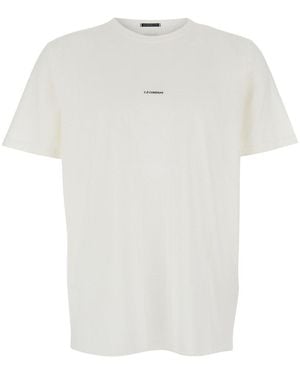C.P. Company T-Shirts Short Sleeve - White