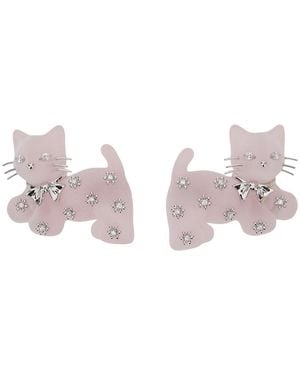 YVMIN Kitten Hair Clip Is A Hair Accessory Characterized By An Elegant - Pink