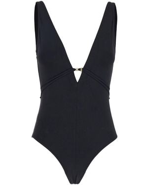 Eres Costume Intero 'Lagon' Con Scollo A V E Chiusura Con Laccio Sul F - Nero