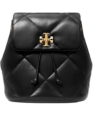 Tory Burch Backpack Kira Quilted Leather - Black