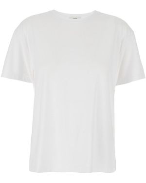 TOTEME 'Classic' Crewneck T-Shirt - White