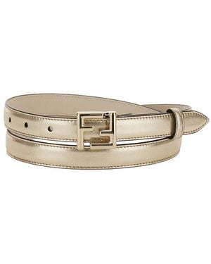 Fendi Metallized Belt - Metallic