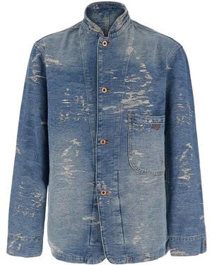 Emporio Armani Denim Blazer For - Blue