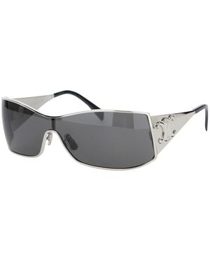 Celine Sunglasses With Mask Frame And Triomphe Detail On The - Gray