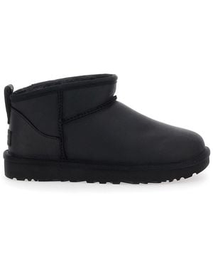UGG Ankle Boots With Shearling Lining - Black