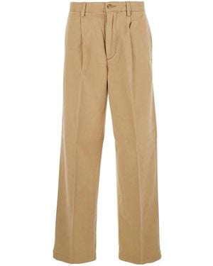 Polo Ralph Lauren Trousers With Five-Pocket Design - Natural