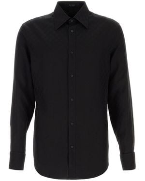 Gucci Camicia in twill nero