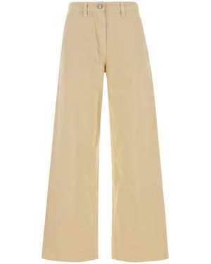 Magda Butrym Sand Denim Jeans - Natural