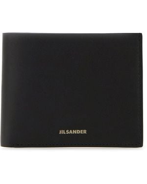 Jil Sander Leather Wallet - Black