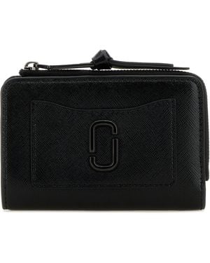 Marc Jacobs Portafoglio Utility Snapshot DTM Slim in pelle nera - Nero