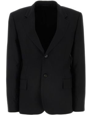 Balenciaga Wool Blazer Jacket By - Black