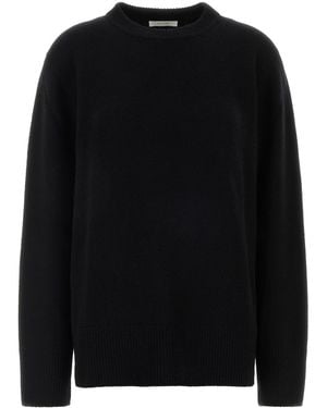 The Row Wool Blend Sibem Jumper - Black
