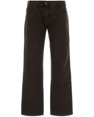 Magda Butrym Brown Denim Jeans - Black