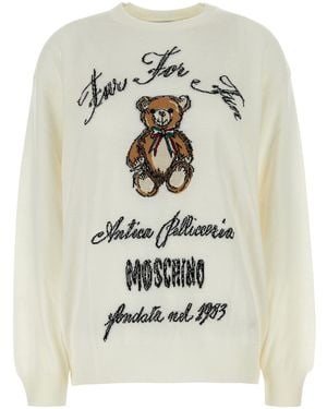 Moschino Lana Merino Extrafine - White