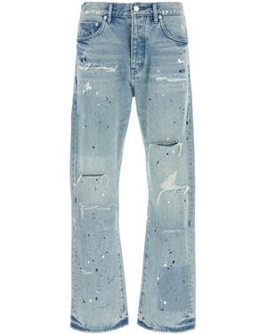Purple Denim Jeans in denim - Blu