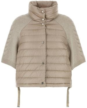Herno Beige Nylon Jacket - Natural