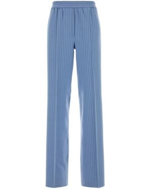 Orian Embroidered Jersey The Jogger Pant - Blue