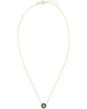 Tory Burch Collana Icon in metallo smaltato - Bianco
