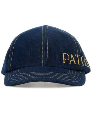 Patou Cappellino in denim di cotone bio - Blu