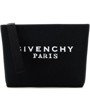 Givenchy Black Canvas Pouch