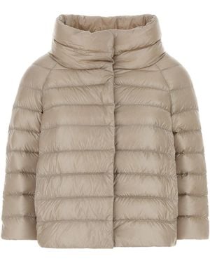 Herno Sand Nylon Down Jacket - Natural