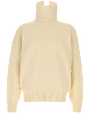Fear Of God Cream Wool Blend Jumper - Natural