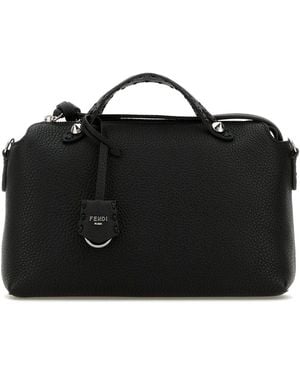Fendi Borsa mano By The Way media in pelle nera - Nero