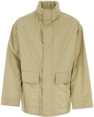 Burberry Giubbino in gabardine cappuccino - Multicolore