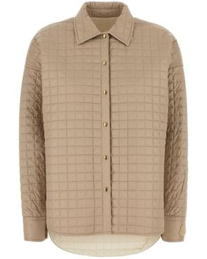 Moncler Beige Polyester Shirt - Natural